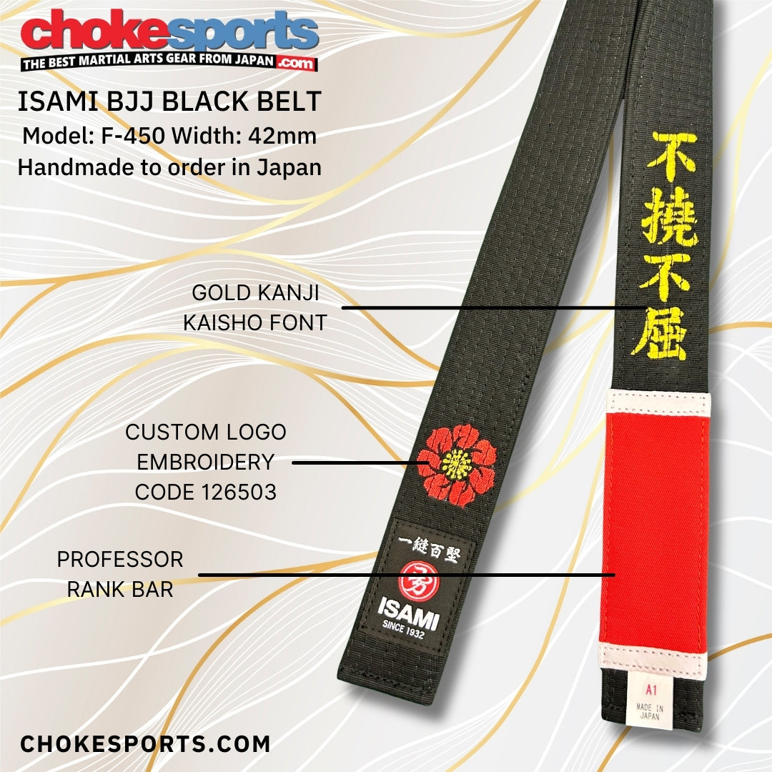 Isami BJJ Black Belt Premium-Isami-ChokeSports