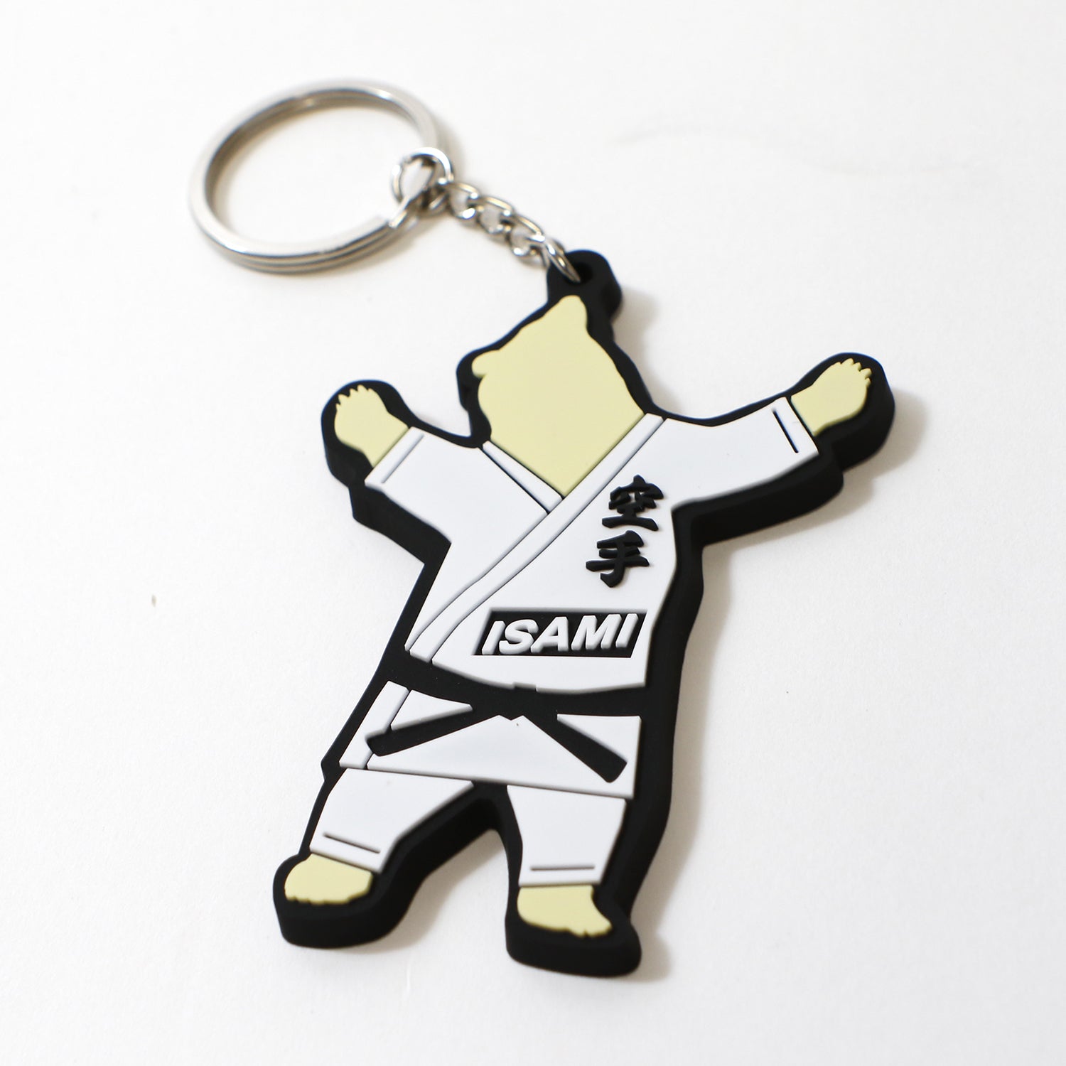 Karate Polar Bear Keychain-Isami-ChokeSports