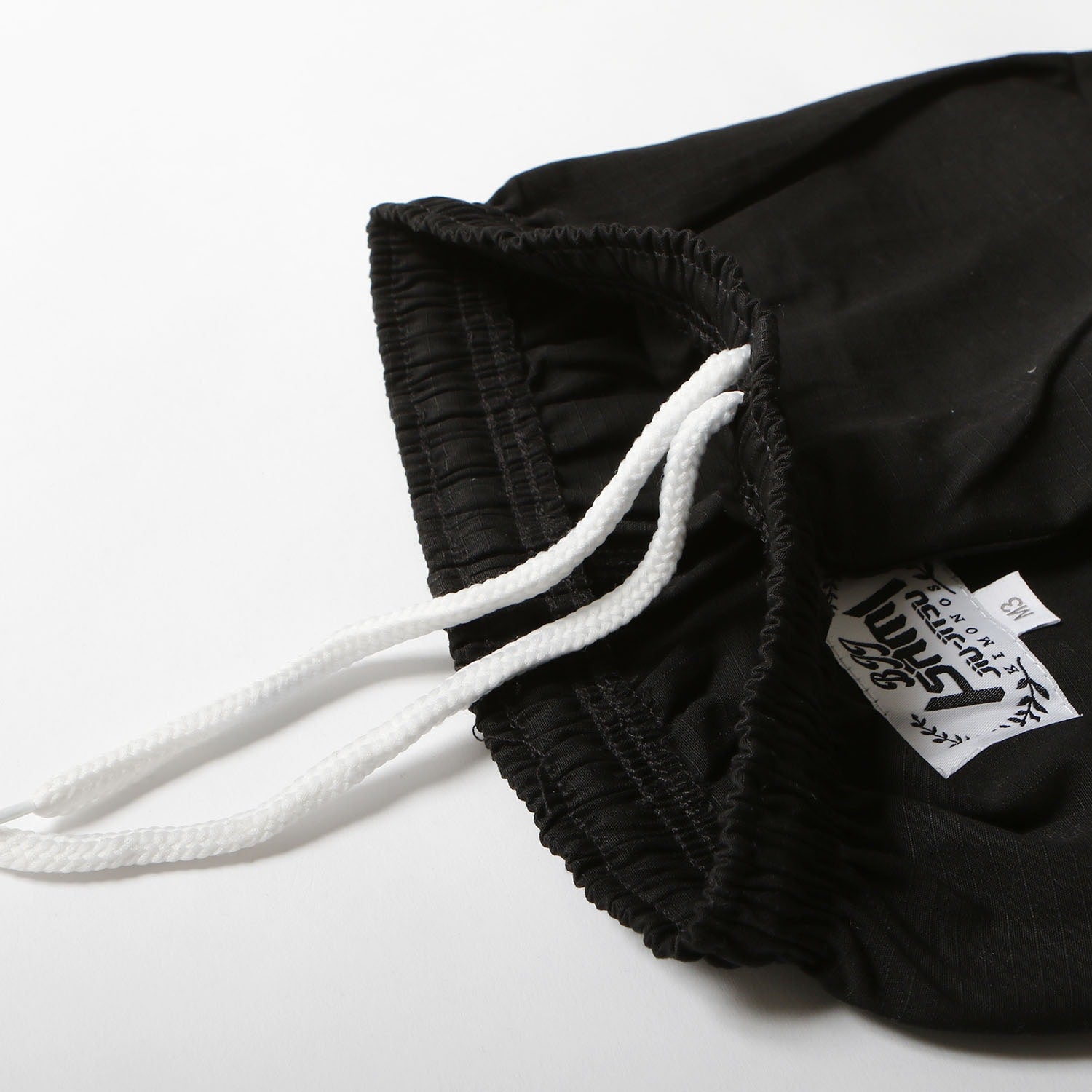 Isami Starter Kids BJJ Gi – Black – detail shot