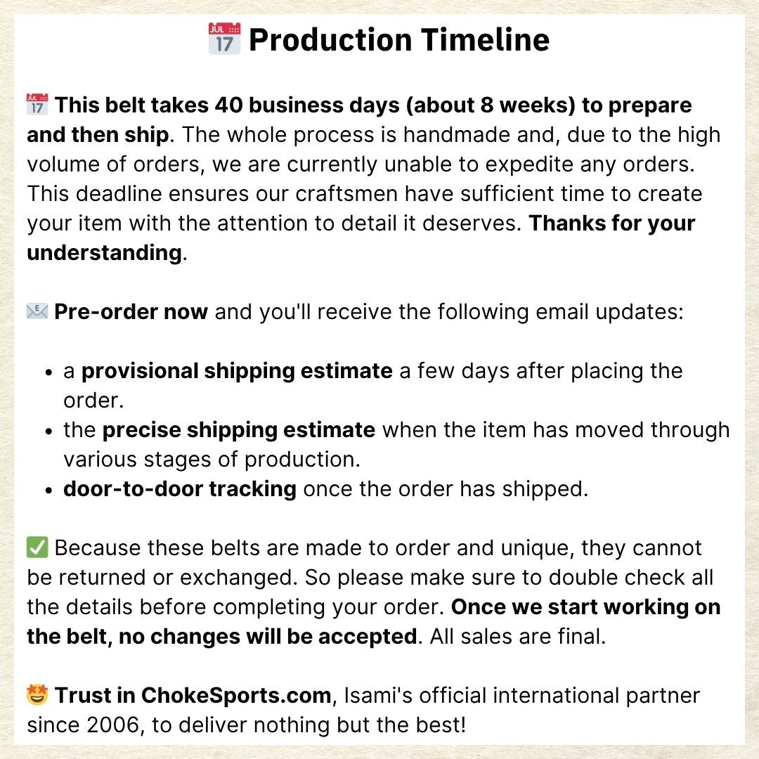 Isami Gray Belt-Isami-ChokeSports