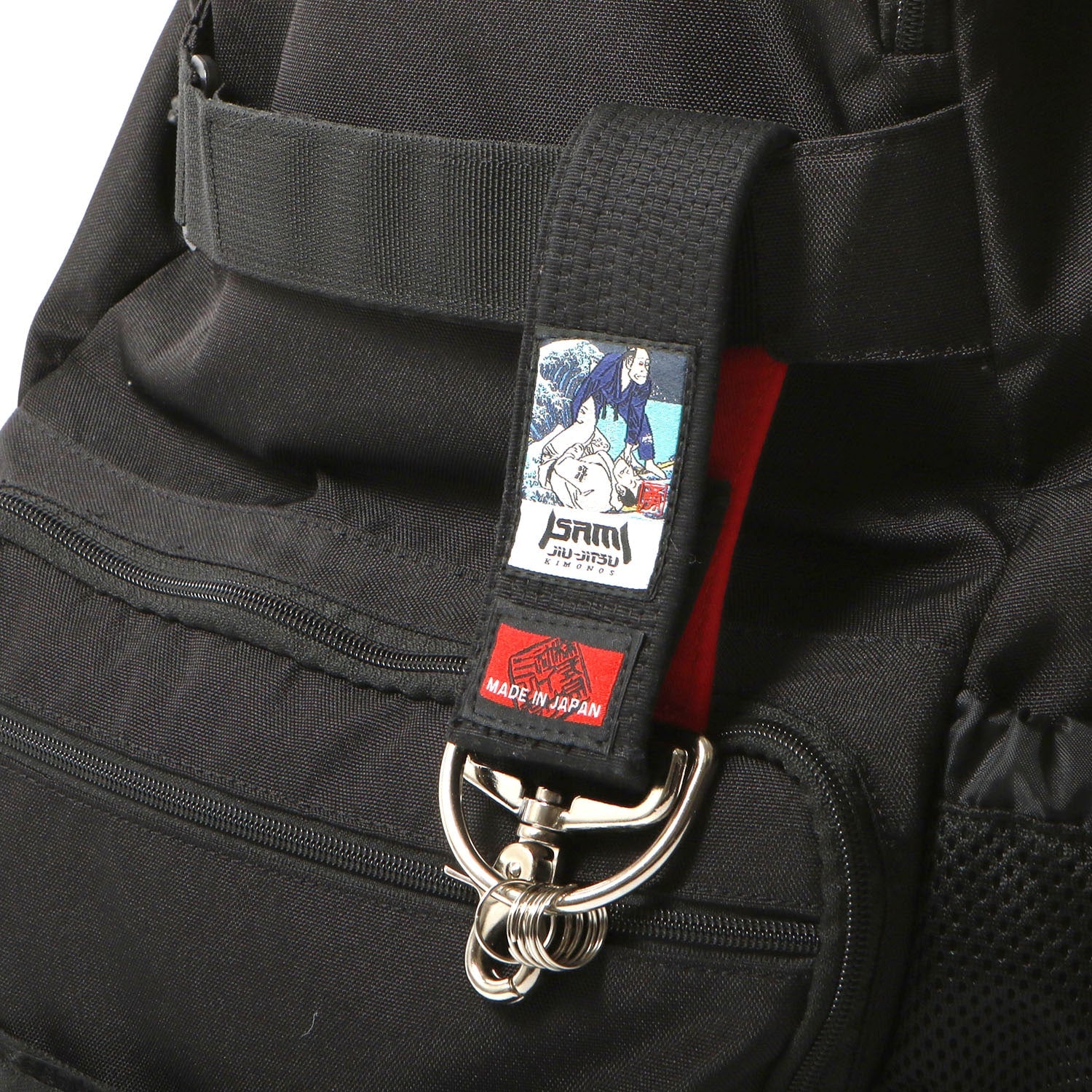 Black Belt Ukiyoe Keychain-Isami-ChokeSports