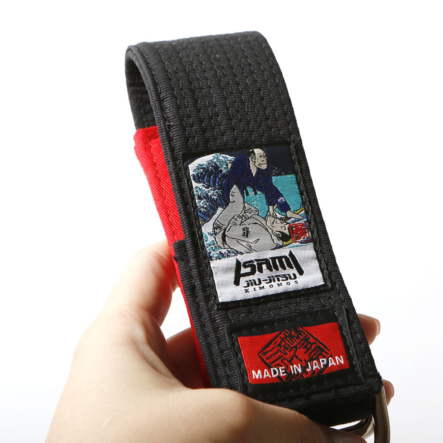 Black Belt Ukiyoe Keychain-Isami-ChokeSports