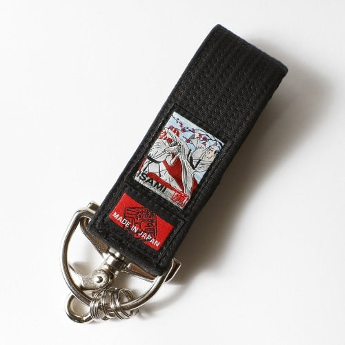 Black Belt Ukiyoe Keychain-Isami-ChokeSports
