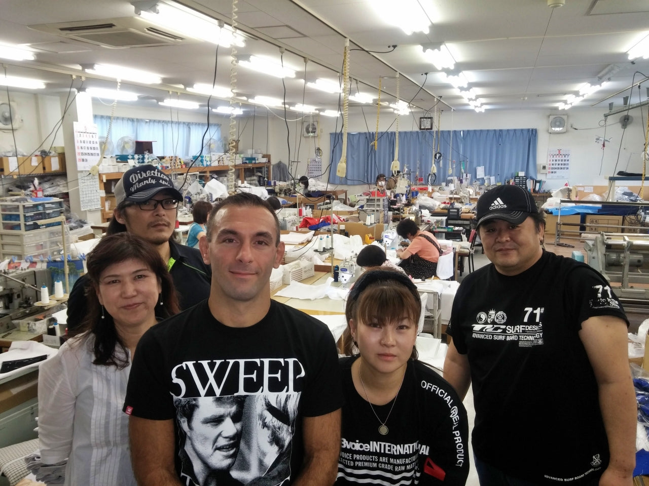 ChokeSports and Isami team at the factory in Kuki, Japan