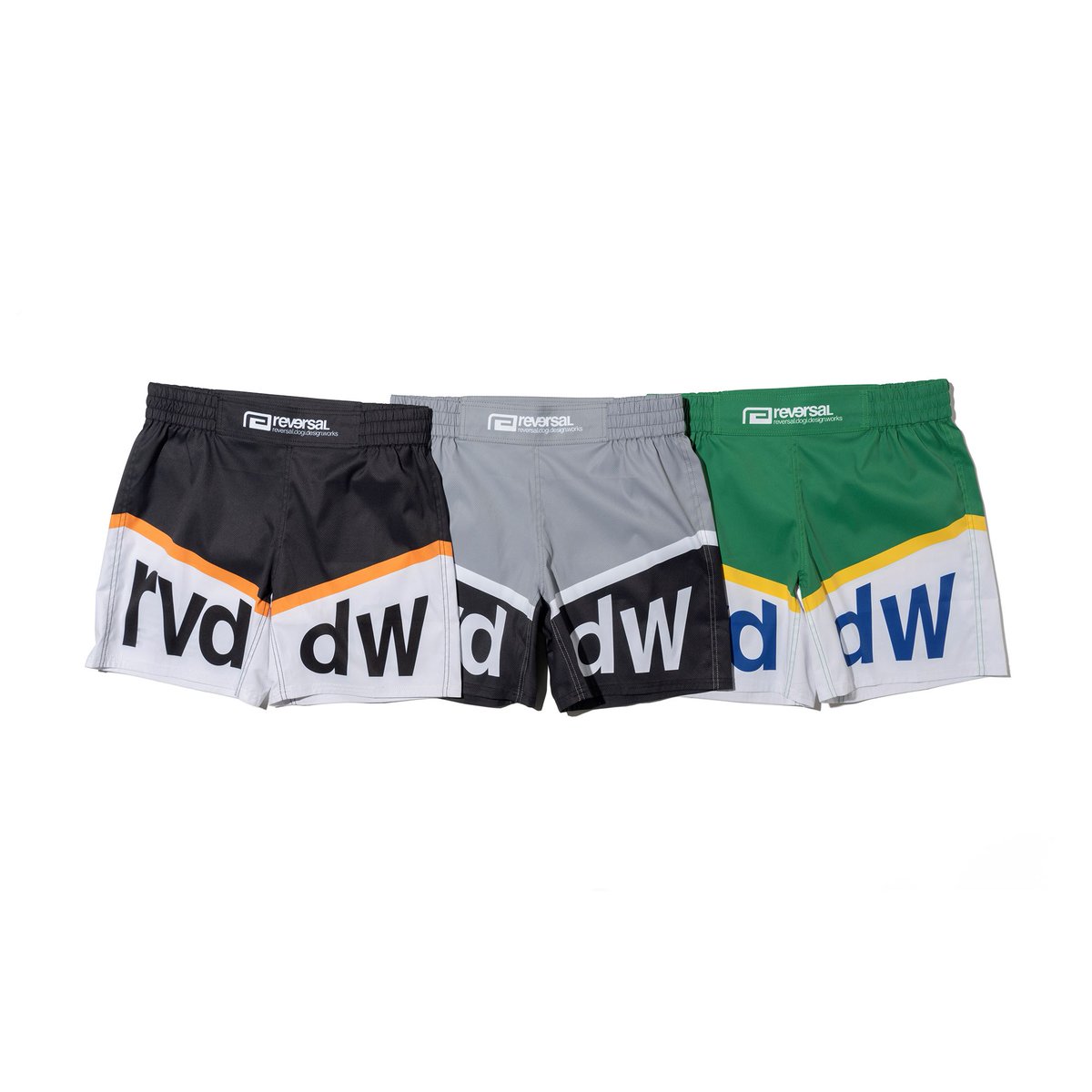Color Block Fight Shorts-Reversal RVDDW-ChokeSports