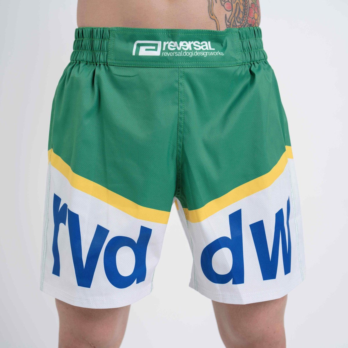 Color Block Fight Shorts-Reversal RVDDW-ChokeSports