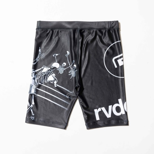 Fighting Skulls Compression Shorts-Reversal RVDDW-ChokeSports