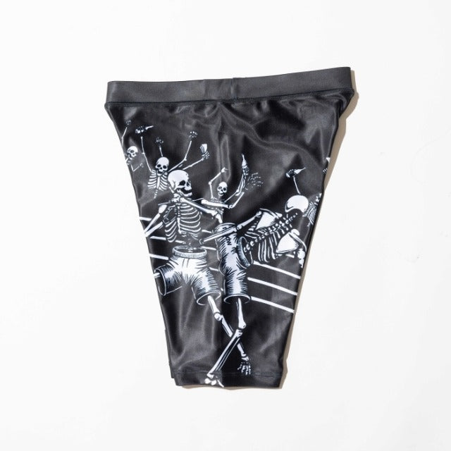 Fighting Skulls Compression Shorts-Reversal RVDDW-ChokeSports