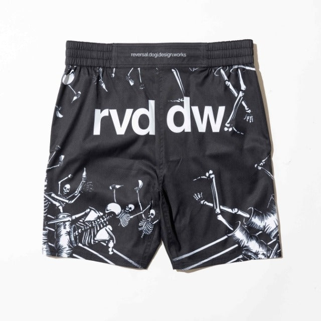 Fighting Skulls Pocket Shorts-Reversal RVDDW-ChokeSports