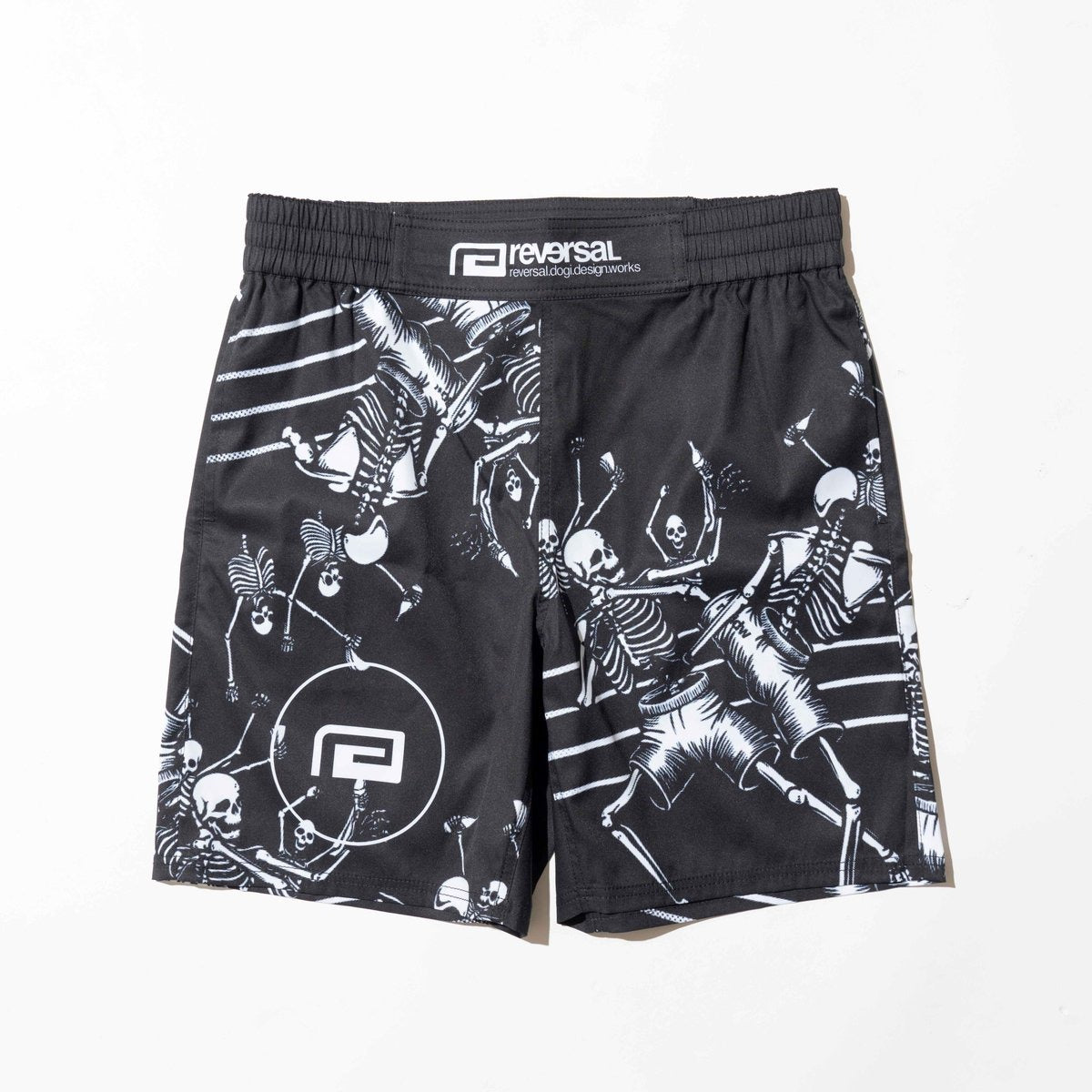 Fighting Skulls Pocket Shorts-Reversal RVDDW-ChokeSports