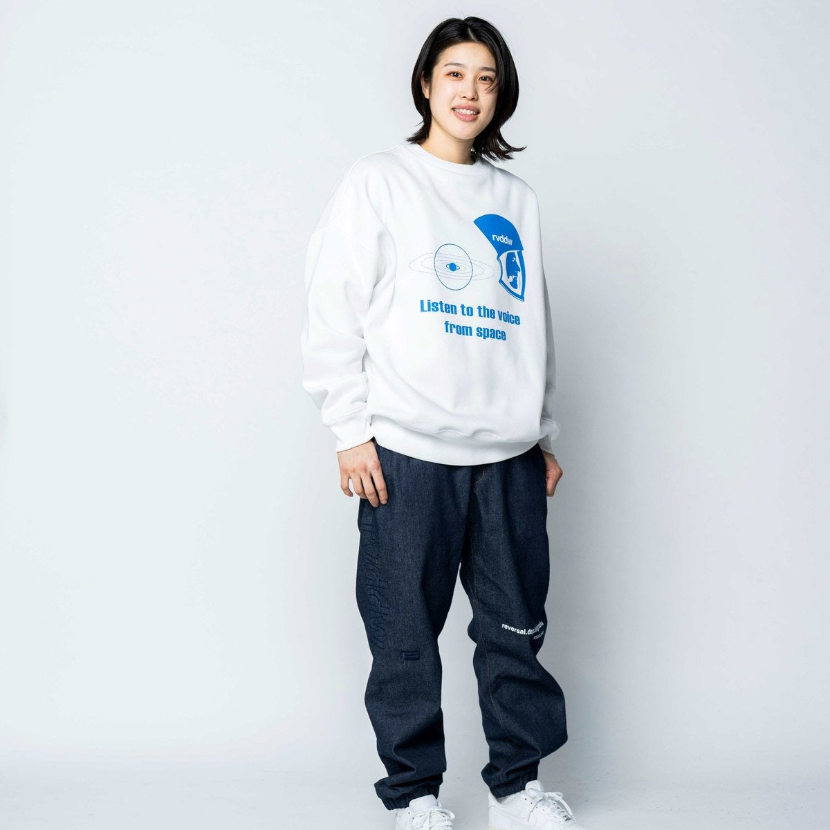 From Space Baggy Crewneck-Reversal RVDDW-ChokeSports