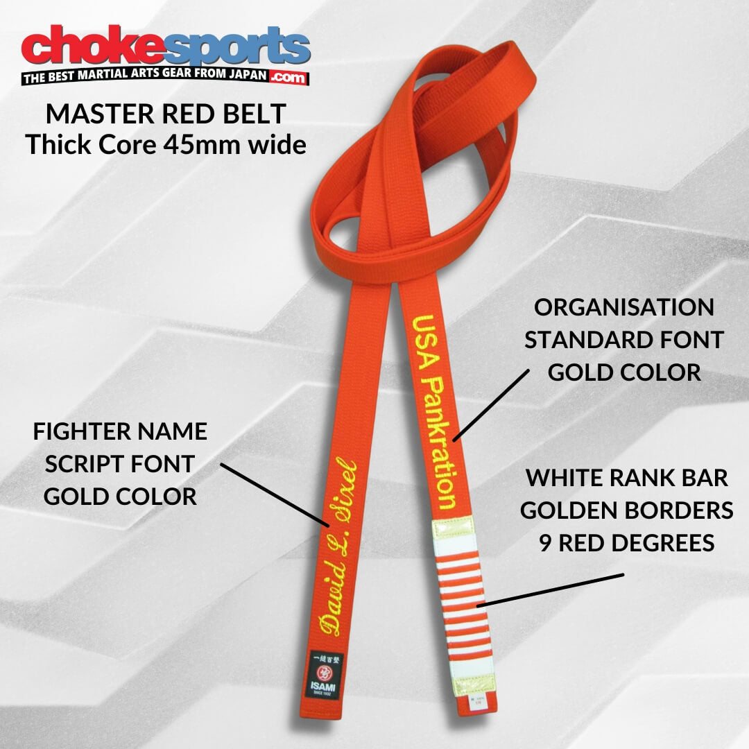 Isami Red Belt-Isami-ChokeSports