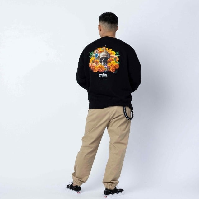 Marigold Skull Oversized Crewneck-Reversal RVDDW-ChokeSports