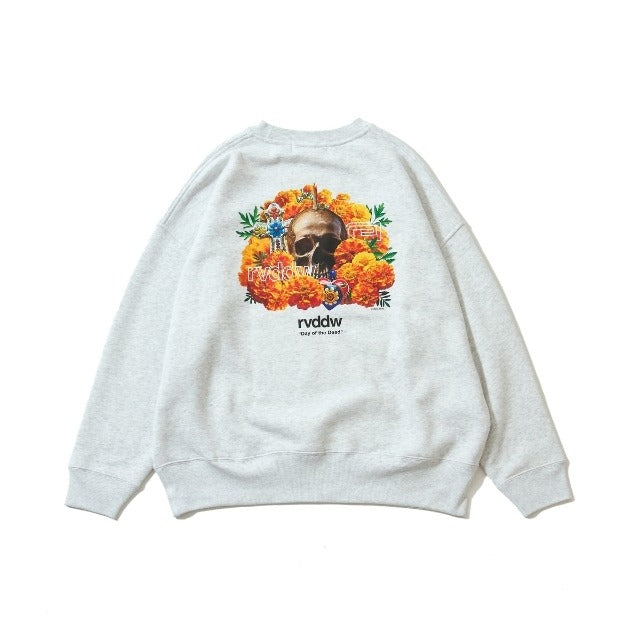 Marigold Skull Oversized Crewneck-Reversal RVDDW-ChokeSports