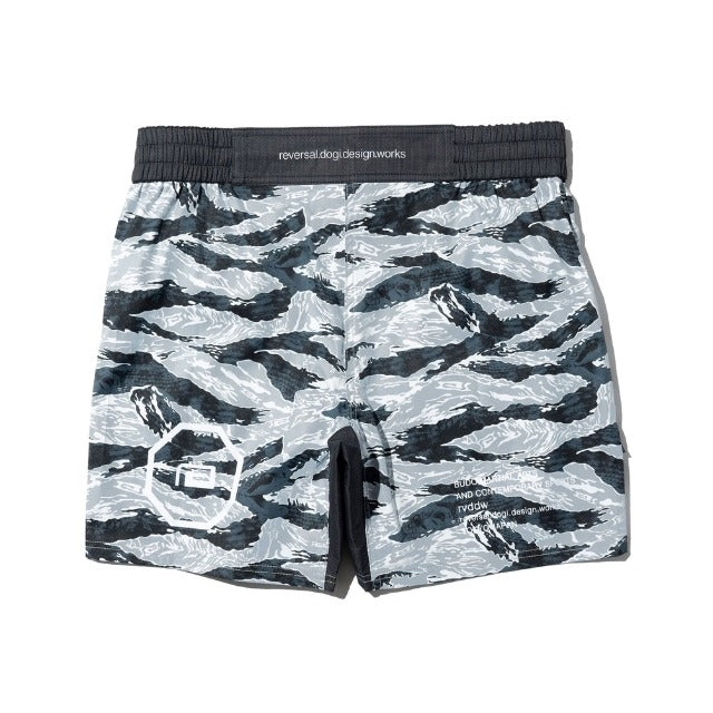 Pouncer Camo Fight Shorts-Reversal RVDDW-ChokeSports