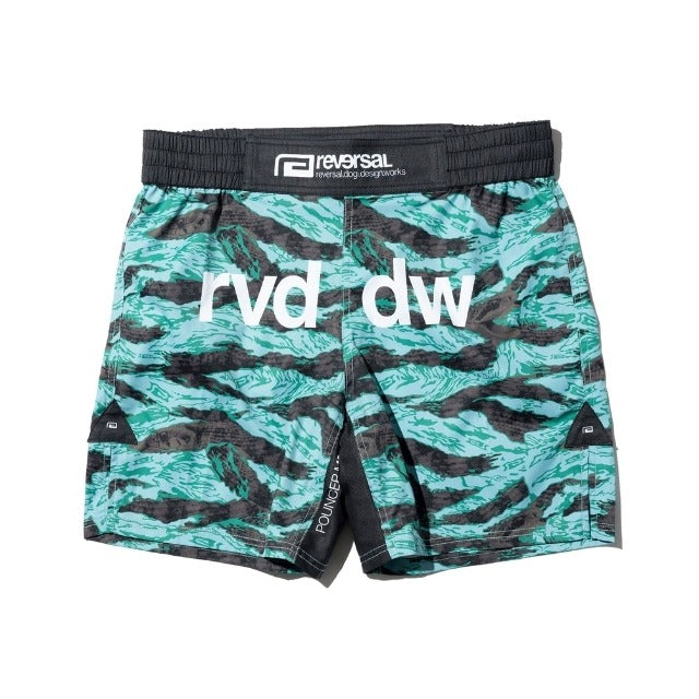 Pouncer Camo Fight Shorts-Reversal RVDDW-ChokeSports