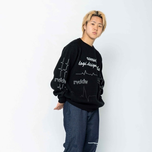 Pulse Knit Crewneck-Reversal RVDDW-ChokeSports
