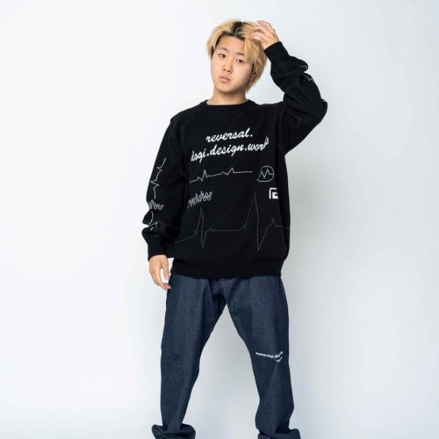 Pulse Knit Crewneck-Reversal RVDDW-ChokeSports