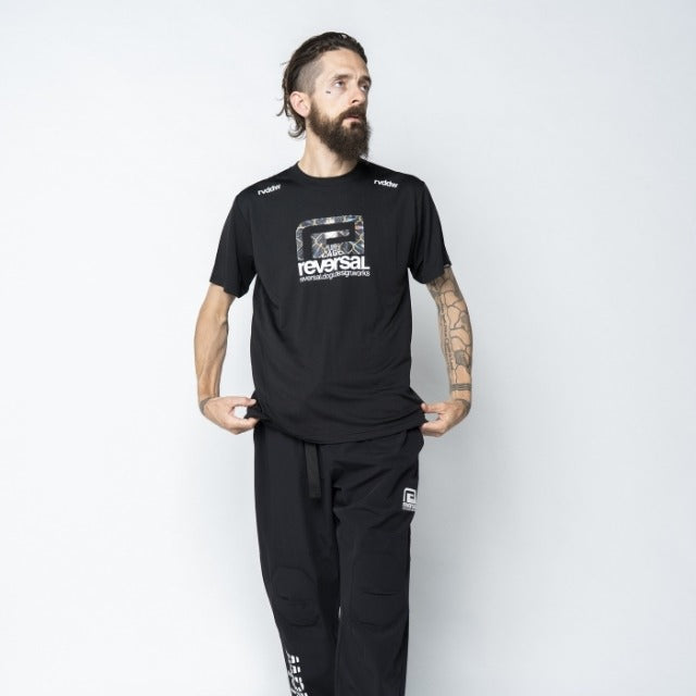 Space Cage Big Mark Dry T-Shirt-Reversal RVDDW-ChokeSports