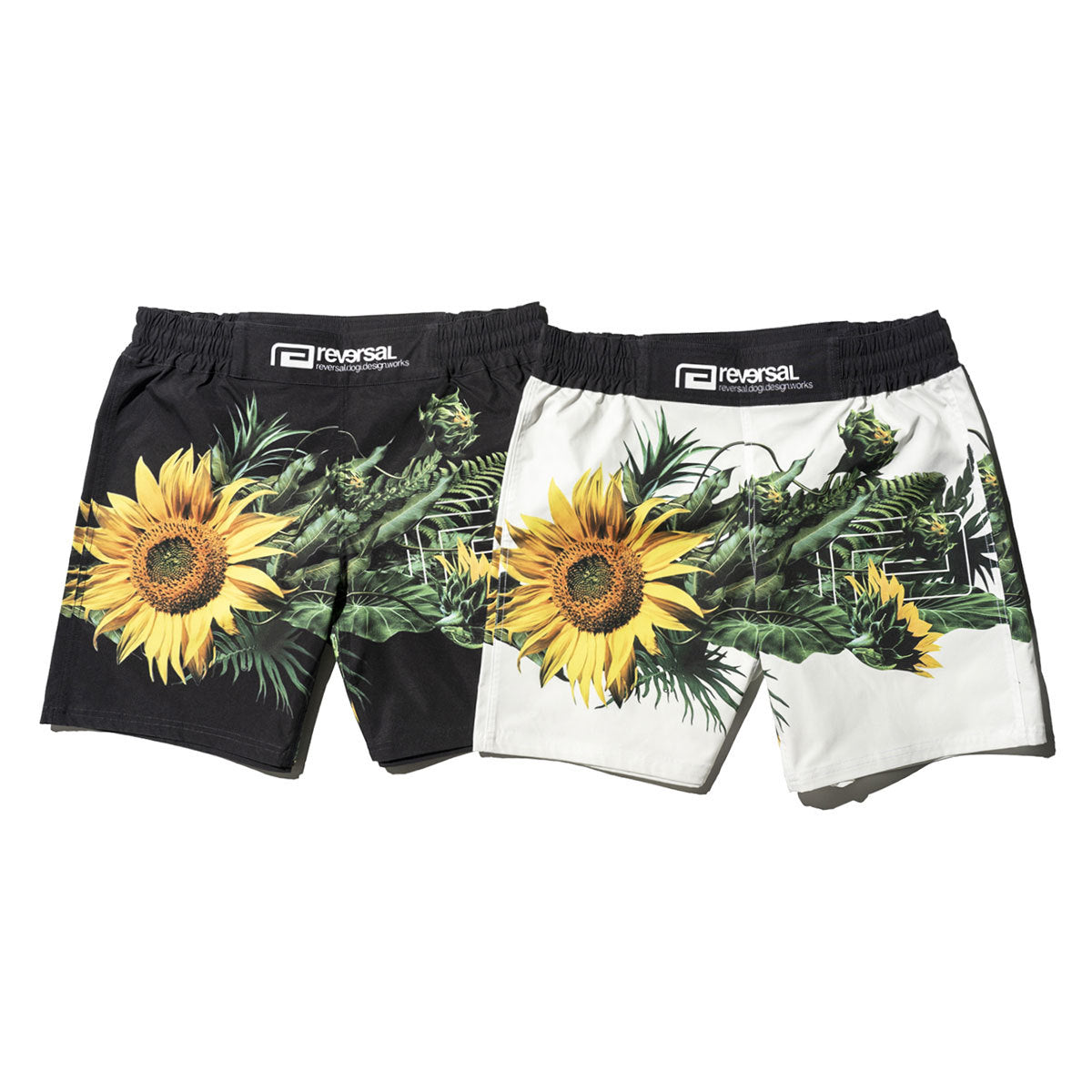 Sunflower Fight Shorts-Reversal RVDDW-ChokeSports