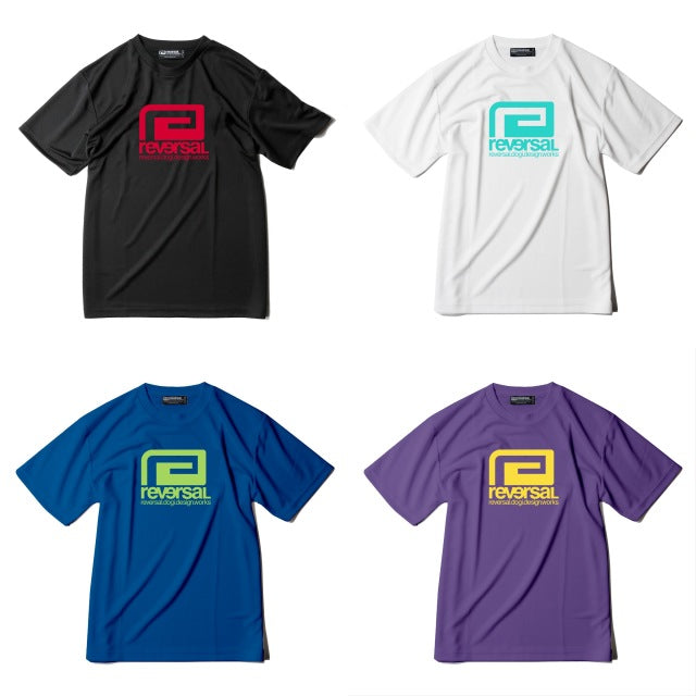 Reversal RVDDW Big Mark Dry T-Shirt Limited Color – Black – detail shot