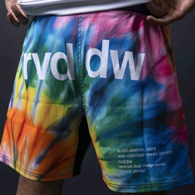 Tie-Dye Fight Shorts-Reversal RVDDW-ChokeSports