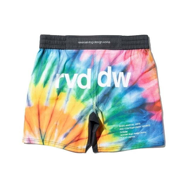 Tie-Dye Fight Shorts-Reversal RVDDW-ChokeSports