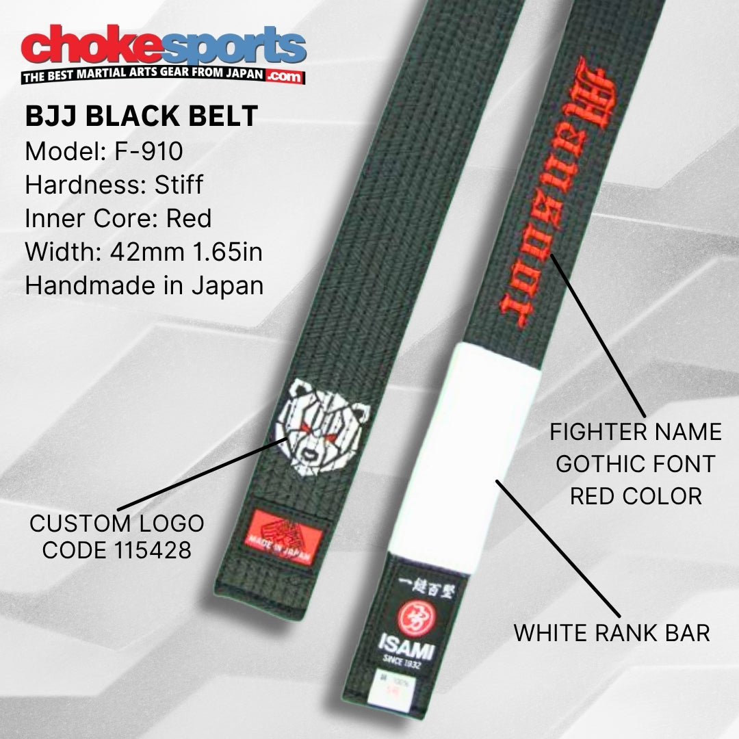Isami BJJ Black Belt Premium-Isami-ChokeSports