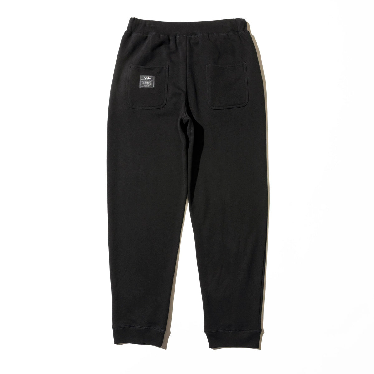 Reversal RVDDW RDW Logo Sweatpants – Black – flat lay