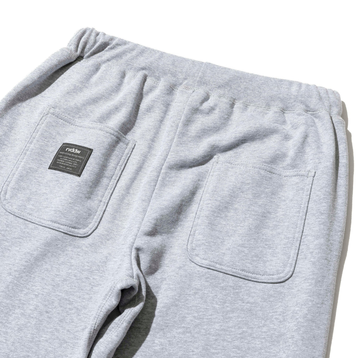 Reversal RVDDW RDW Logo Sweatpants – Gray – detail shot
