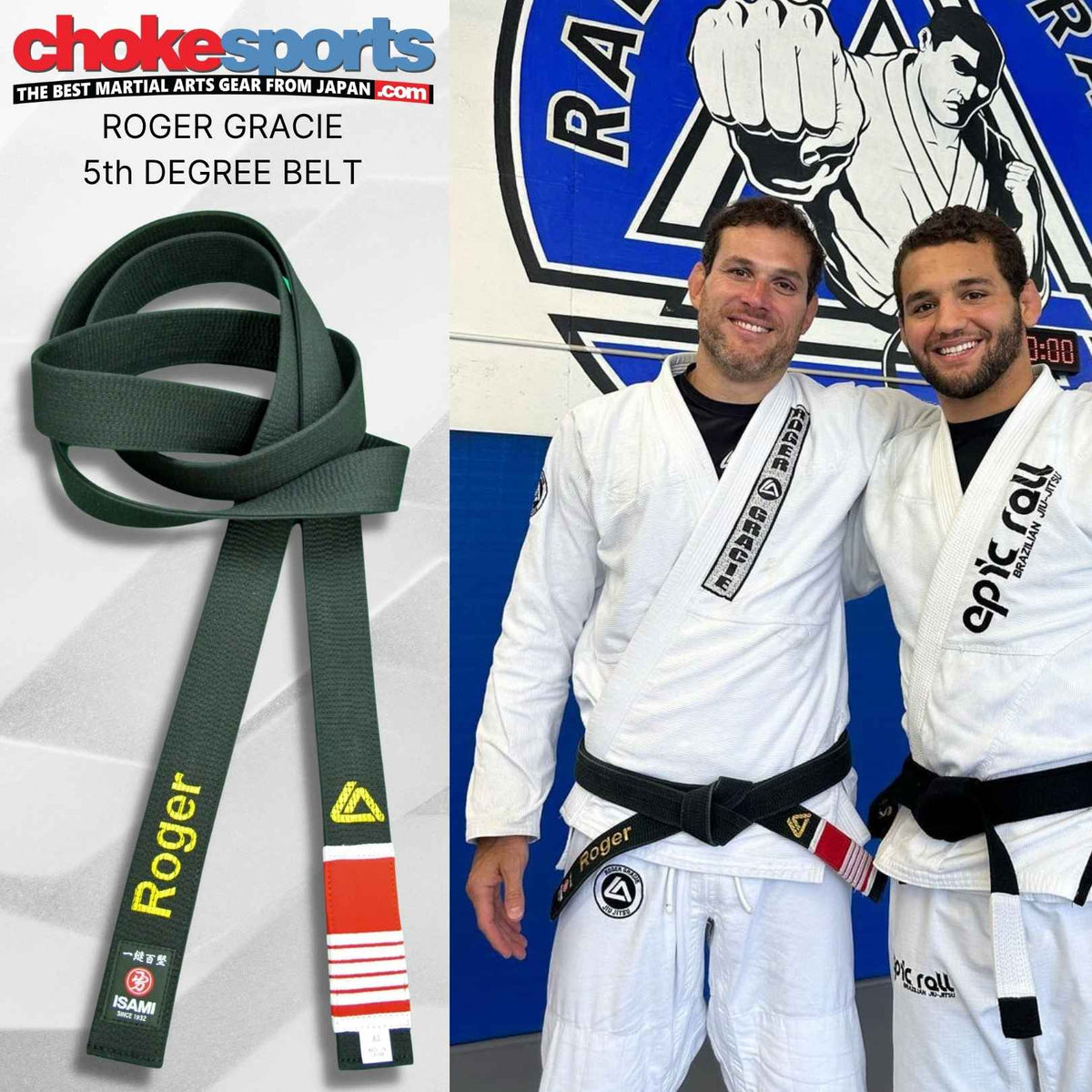 Isami BJJ Black Belt Premium-Isami-ChokeSports