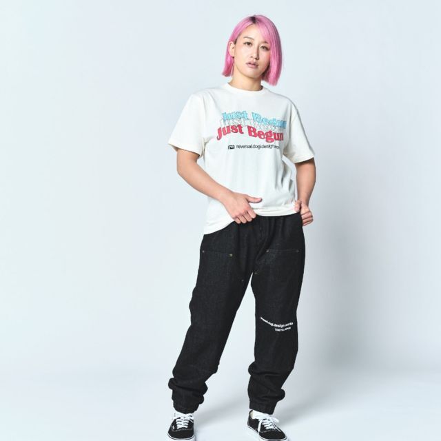 Reversal RVDDW Just Begun T-Shirt – White – model shot