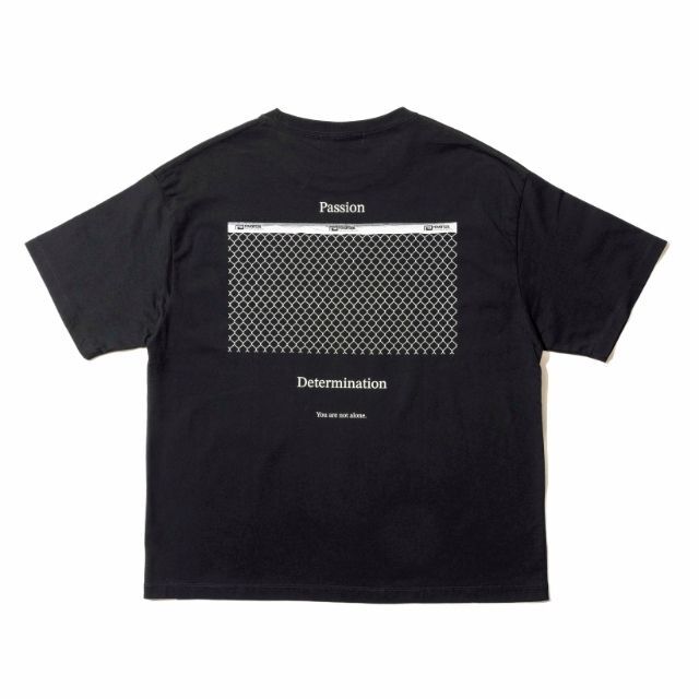 Reversal RVDDW Cage Cotton T-Shirt – Black – flat lay