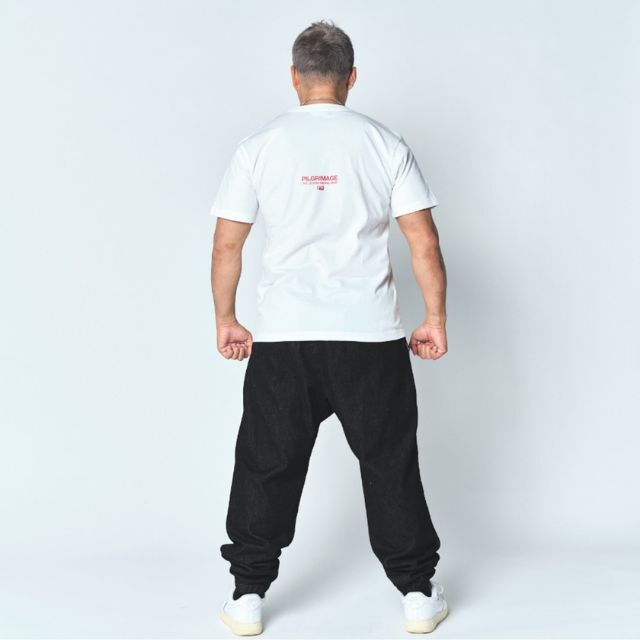 Reversal RVDDW Ariake Graffiti T-Shirt – White – model shot