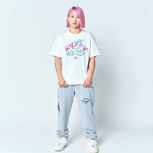 Reversal RVDDW Ariake Graffiti T-Shirt – White – model shot