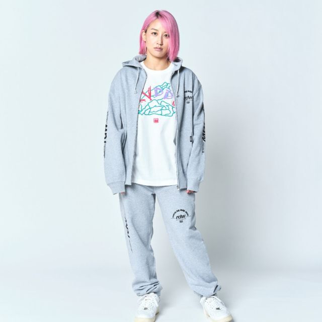 Reversal RVDDW Ariake Graffiti T-Shirt – White – model shot