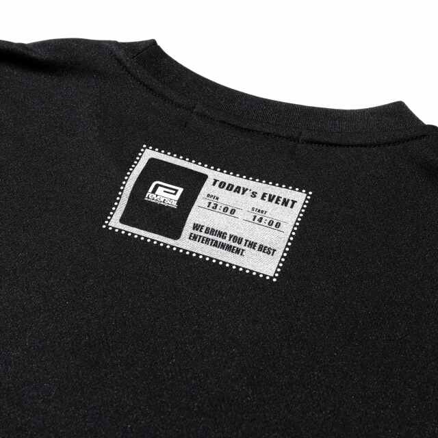 Reversal RVDDW Kabukicho Dry Tee – Black – detail shot