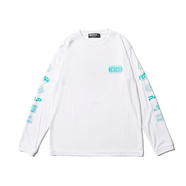 Reversal RVDDW Racing Dry Long Sleeve T-Shirt – White – flat lay