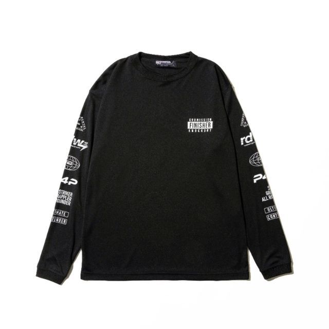 Reversal RVDDW Racing Dry Long Sleeve T-Shirt – Black – flat lay