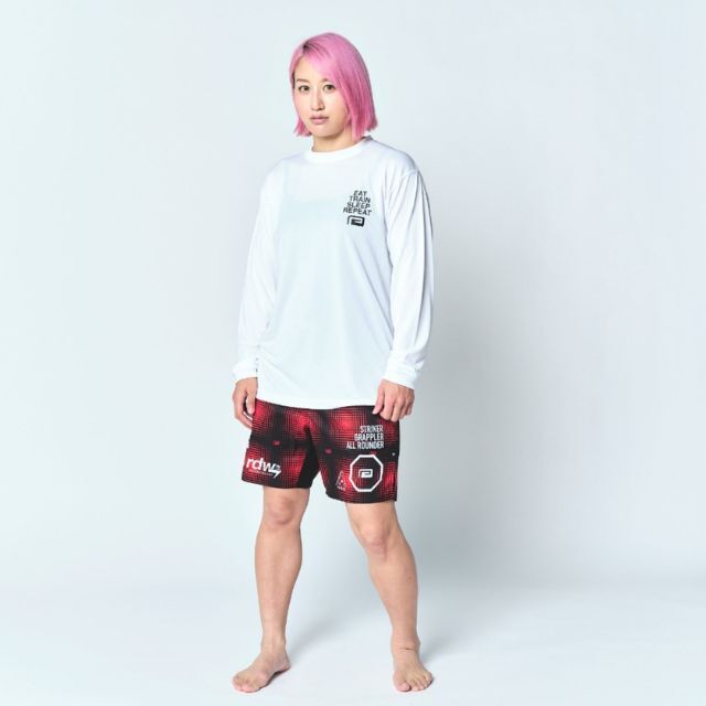 Reversal RVDDW Fight Camp Dry Long Sleeve T-Shirt – White – model shot