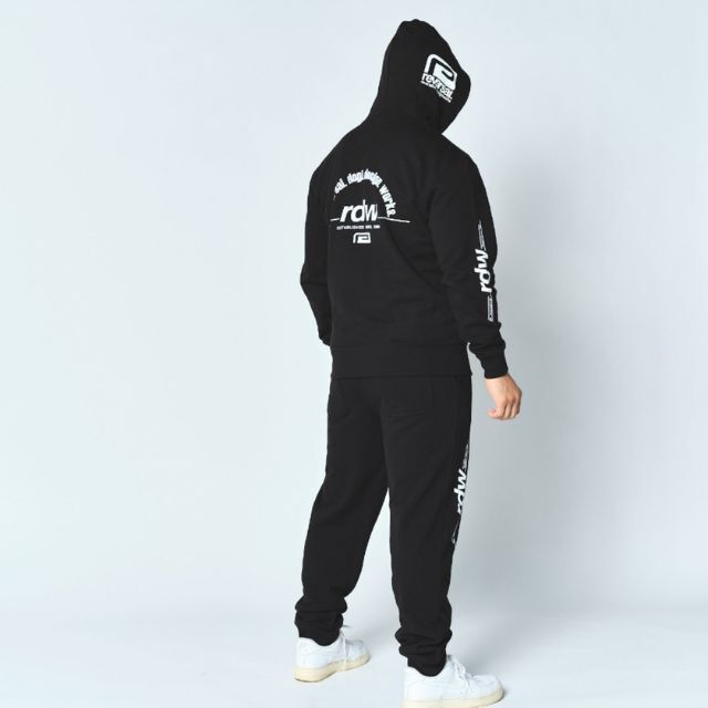 Reversal RVDDW RDW Heavyweight Zip Hoodie – Black – model shot
