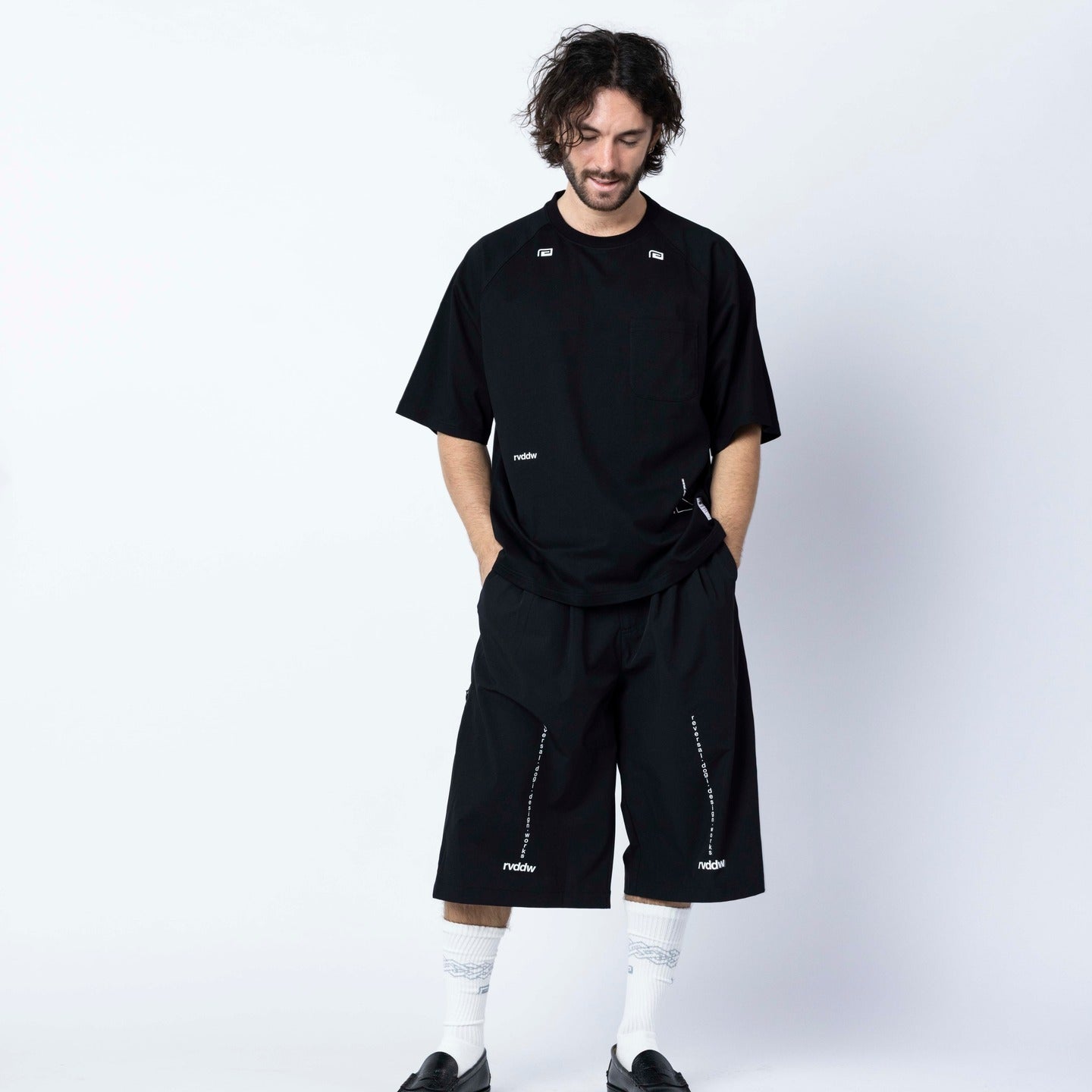 Oversized Raglan Pocket T-Shirt-Reversal RVDDW-ChokeSports