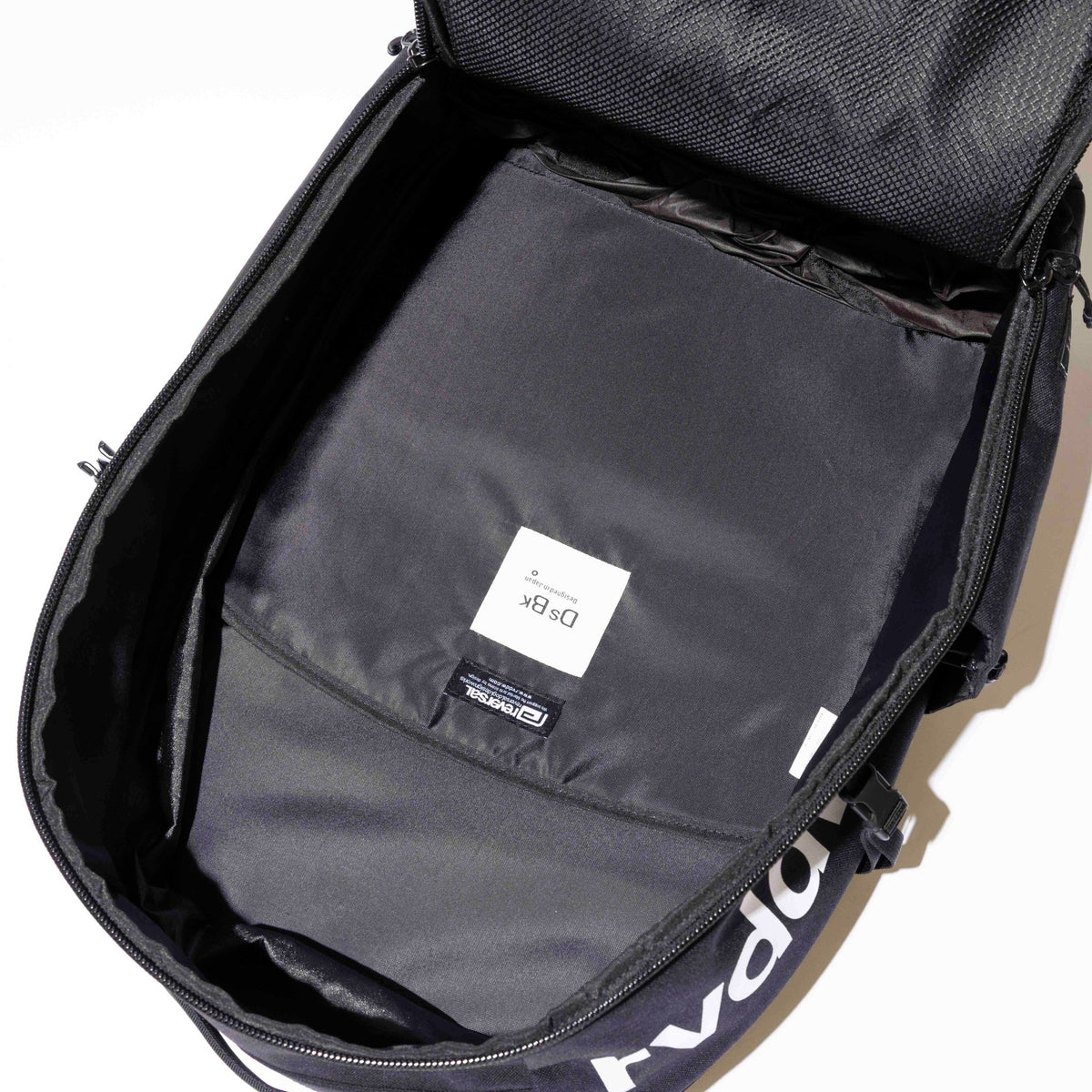 RVDDW x DSBK Gym Backpack – detail shot