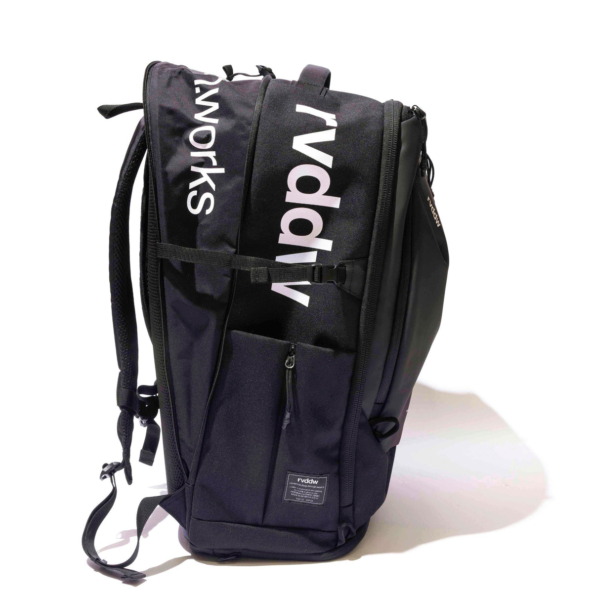 RVDDW x DSBK Gym Backpack – flat lay