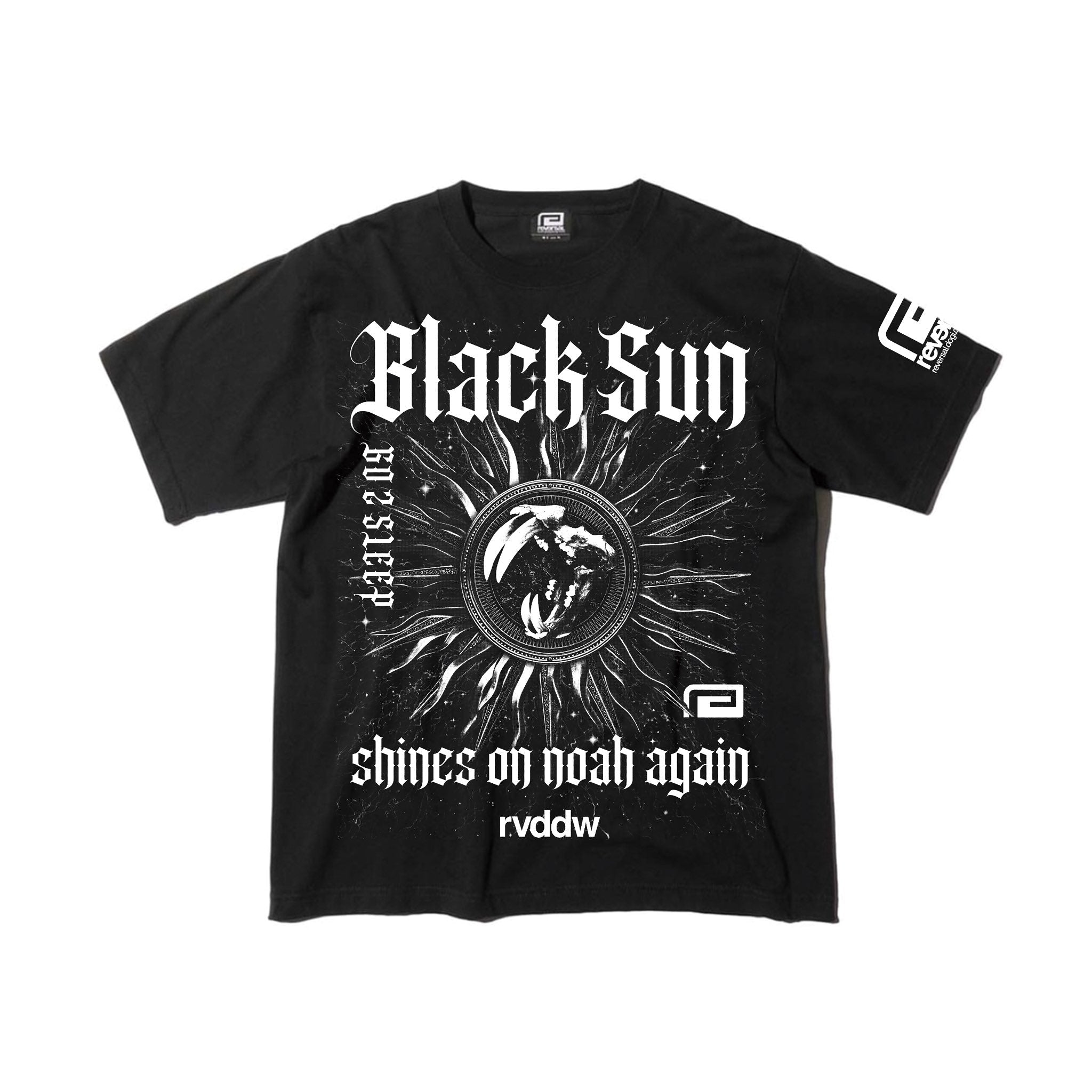Kenta Black Sun T-Shirt-Reversal RVDDW-ChokeSports