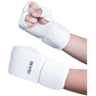 handschuhe karate Hand Wrist Guard White / X-Small Size:122 Zähne Cube Acid 240 Allroad It Fits My_Continuum Onyx Elastic cotton finger loops