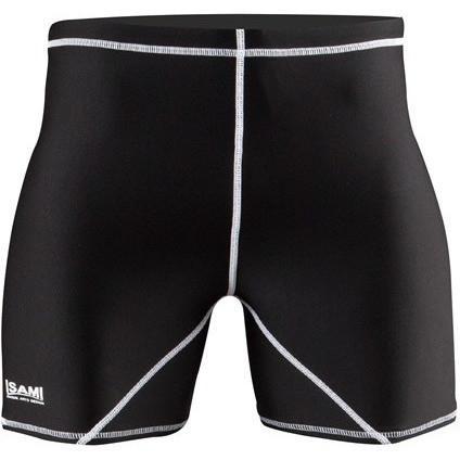 Black Compression Shorts for Martial Arts Fitness