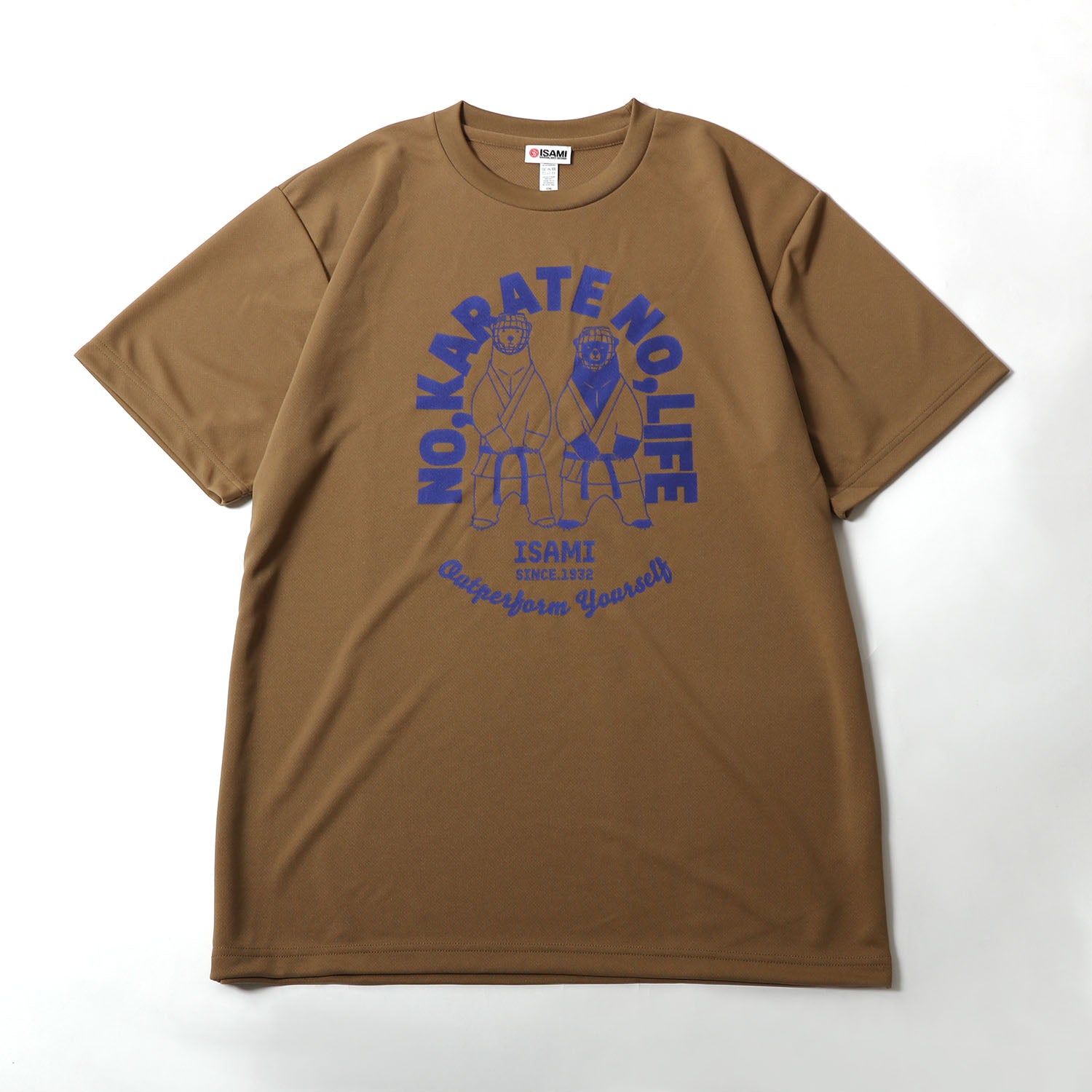 No Karate, No Life Bear T-Shirt-Isami-ChokeSports