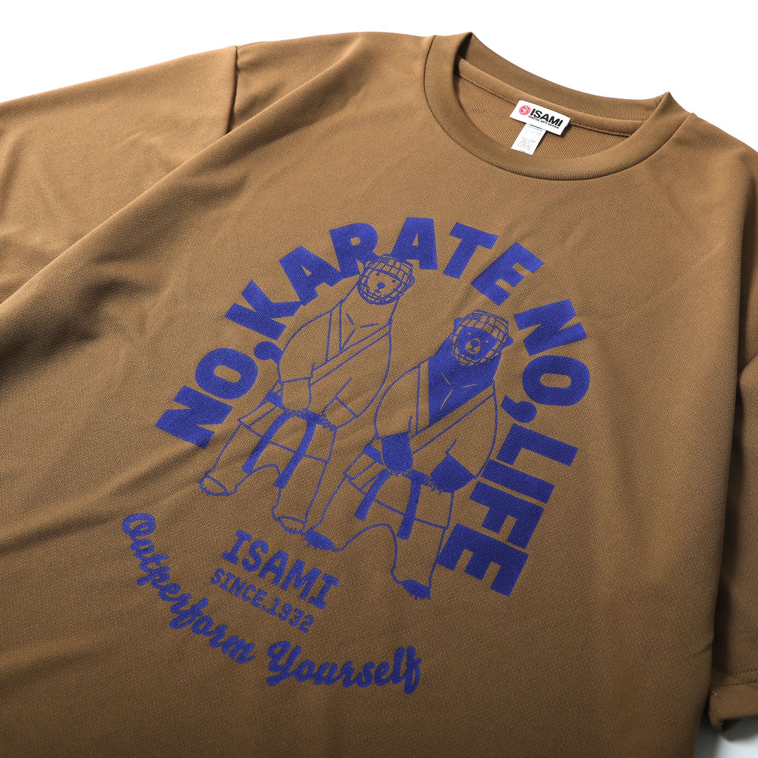 No Karate, No Life Bear T-Shirt-Isami-ChokeSports