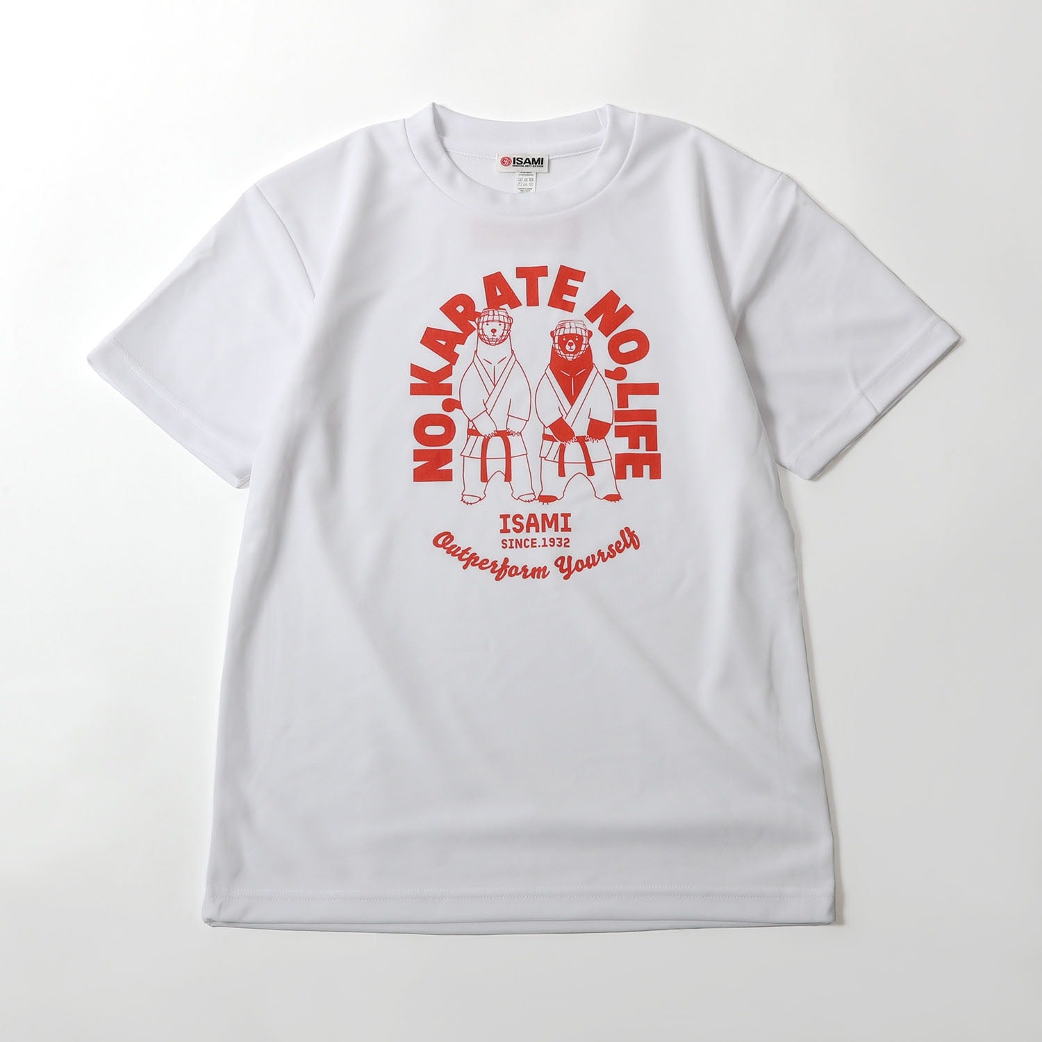 No Karate, No Life Bear T-Shirt-Isami-ChokeSports